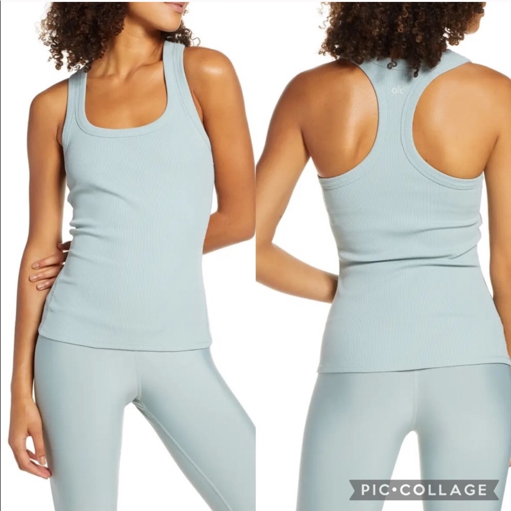 ALO YOGA Rib Support Tank Size M